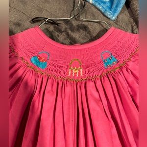 Silly Goose size 5 purse smocked dress